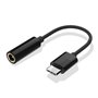 Adaptador Conector Tipo C para Jack 3,5 mm (Digital) COOL (Universal) Preto