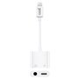 Adaptador de 3,5 mm com conector Bluetooth duplo + carga de relâmpago COOL