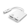Adaptador Dual USB TYPE-C (Auscultadores + carregamento) Digital COOL