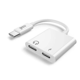 Adaptador Dual USB TYPE-C (Auscultadores + carregamento) Digital COOL