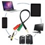Adaptador Entrada Dupla para Conector Auxiliar de 3,5 mm COOL Universal