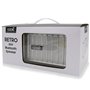 Alto-falante Bluetooth Universal Music COOL Retro (20W) Madeira Preto Frente Prateado
