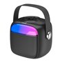 Alto-falante musical Bluetooth universal 6W COOL Mini Karaokê + Microfone Preto