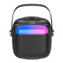 Alto-falante musical Bluetooth universal 6W COOL Mini Karaokê + Microfone Preto