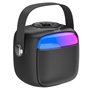 Alto-falante musical Bluetooth universal 6W COOL Mini Karaokê + Microfone Preto
