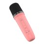 Alto-falante musical Bluetooth universal 6W COOL Mini Karaokê + Microfone Rosa