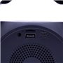 Alto-falante musical Bluetooth universal 6W COOL Mini Karaokê Party + 2 Microfones Preto