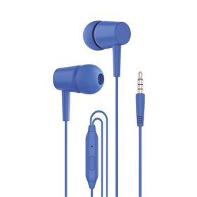 Auscultadores 3,5 mm COOL Bear Stereo com Microfone Azul
