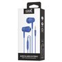 Auscultadores 3,5 mm COOL Bear Stereo com Microfone Azul