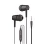 Auscultadores 3,5 mm COOL Bear Stereo com Microfone Preto