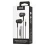 Auscultadores 3,5 mm COOL Bear Stereo com Microfone Preto