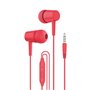 Auscultadores 3,5 mm COOL Bear Stereo com Microfone Vermelho
