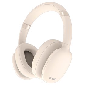 Auscultadores Estéreo Bluetooth COOL Roller Bege