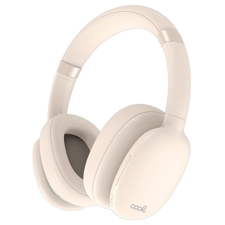 Auscultadores Estéreo Bluetooth COOL Roller Bege
