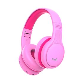 Auscultadores Estéreo Bluetooth Infantis COOL Kids Rosa (Volume Limitado)