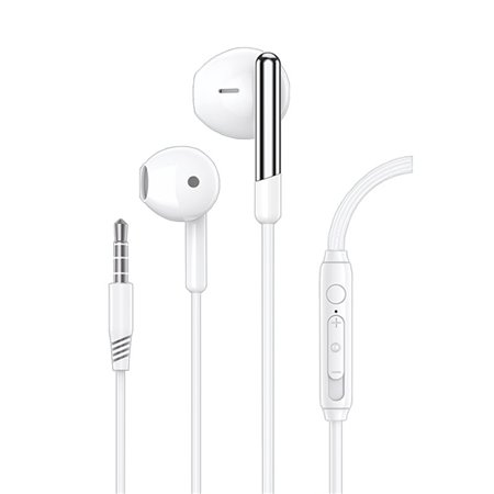 Auscultadores Estéreo COOL Care de 3,5 mm com Microfone Branco