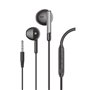 Auscultadores Estéreo COOL Care de 3,5 mm com Microfone Preto