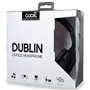 Auscultadores estéreo COOL Dublin Office com microfone preto