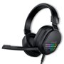 Auscultadores estéreo Gaming COOL Nitro RGB Lighting + Adapt. Áudio de 3,5 mm incluído