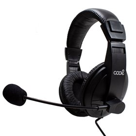 Auscultadores estéreo para PC com microfone COOL Montana 