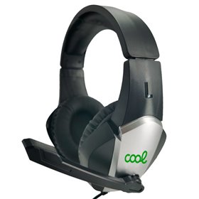 Auscultadores estéreo PC / PS4 / PS5 / Xbox Gaming COOL Bremen Lighting + Adapt. Áudio
