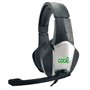 Auscultadores estéreo PC / PS4 / PS5 / Xbox Gaming COOL Bremen Lighting + Adapt. Áudio