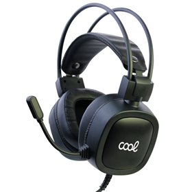 Auscultadores estéreo PC / PS4 / PS5 / Xbox Gaming COOL Houston Lighting + Adapt. Áudio