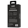 Auscultadores Estéreo Tipo C COOL com microfone (Metal) Prateado