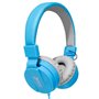 Auscultadores Jack COOL de 3,5 mm Toronto Fones de ouvido com micro azul