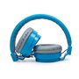 Auscultadores Jack COOL de 3,5 mm Toronto Fones de ouvido com micro azul