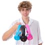 Auscultadores Jack COOL de 3,5 mm Toronto Fones de ouvido com micro azul