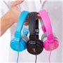 Auscultadores Jack COOL de 3,5 mm Toronto Fones de ouvido com micro azul