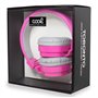 Auscultadores Jack COOL de 3,5 mm Toronto Fones de ouvido com micro rosa