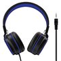 Auscultadores Jack COOL de 3,5 mm Toronto Preto-Azul