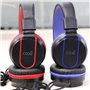 Auscultadores Jack COOL de 3,5 mm Toronto Preto-Vermelho