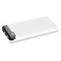 Banco de alimentação de bateria externa universal 10.000 mAh (2 x usb / 2.1A) COOL Slim Branco