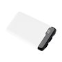 Banco de alimentação de bateria externa universal 10.000 mAh (2 x usb / 2.1A) COOL Slim Branco