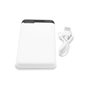 Banco de alimentação de bateria externa universal 10.000 mAh (2 x usb / 2.1A) COOL Slim Branco