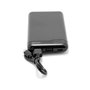 Banco de alimentação de bateria externa universal 10.000 mAh (2 x usb / 2.1A) COOL Slim Preto