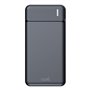 Banco de alimentação de bateria externa universal 20.000 mAh (2 x usb / 2A) COOL Preto