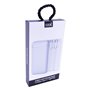 Bateria Externa Power Bank 5000 mAh COOL (2 Cabos: TYPE C / Lightning) Branco
