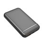 Bateria Externa Power Bank 5000 mAh COOL (2 Cabos: TYPE C / Lightning) Preto