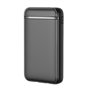 Bateria Externa Power Bank 5000 mAh COOL (2 Cabos: TYPE C / Lightning) Preto