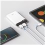 Bateria Externa Power Bank 5000 mAh Display COOL 10W Branco