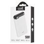 Bateria Externa Power Bank 5000 mAh Display COOL 10W Branco