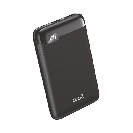 Bateria Externa Power Bank 5000 mAh Display COOL 10W Preto