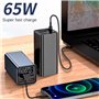 Bateria Externa universal 65W 20.000 mAh (Portáteis) COOL Cinzento