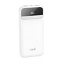 Bateria Externa Universal Power Bank 10.000 mAh + Carregamento Rápido 22,5W - 3A (3 conexões) Branco