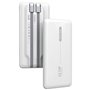 Bateria Externa Universal Power Bank 10.000 mAh PD 22,5W (2 conexões) Branco