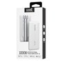 Bateria Externa Universal Power Bank 10.000 mAh PD 22,5W (2 conexões) Branco